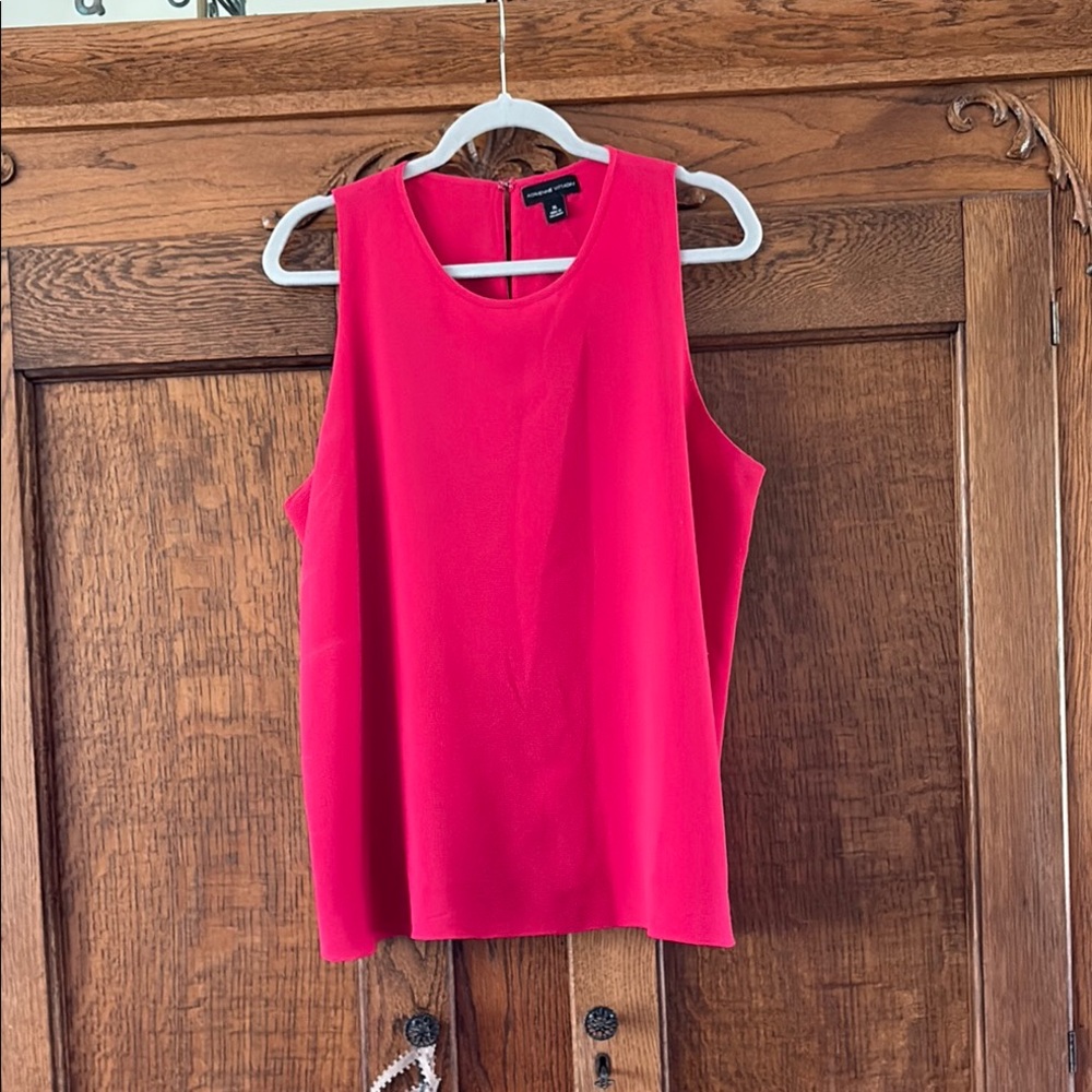 Adrienne Vittadini Pink Swing Top